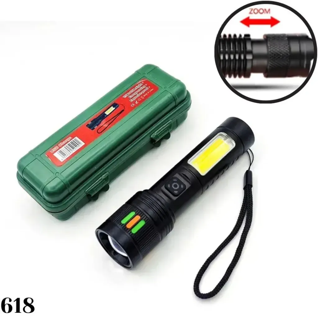 LINTERNA LED RECARGABLE 13.5 - 15.5 CM.webp