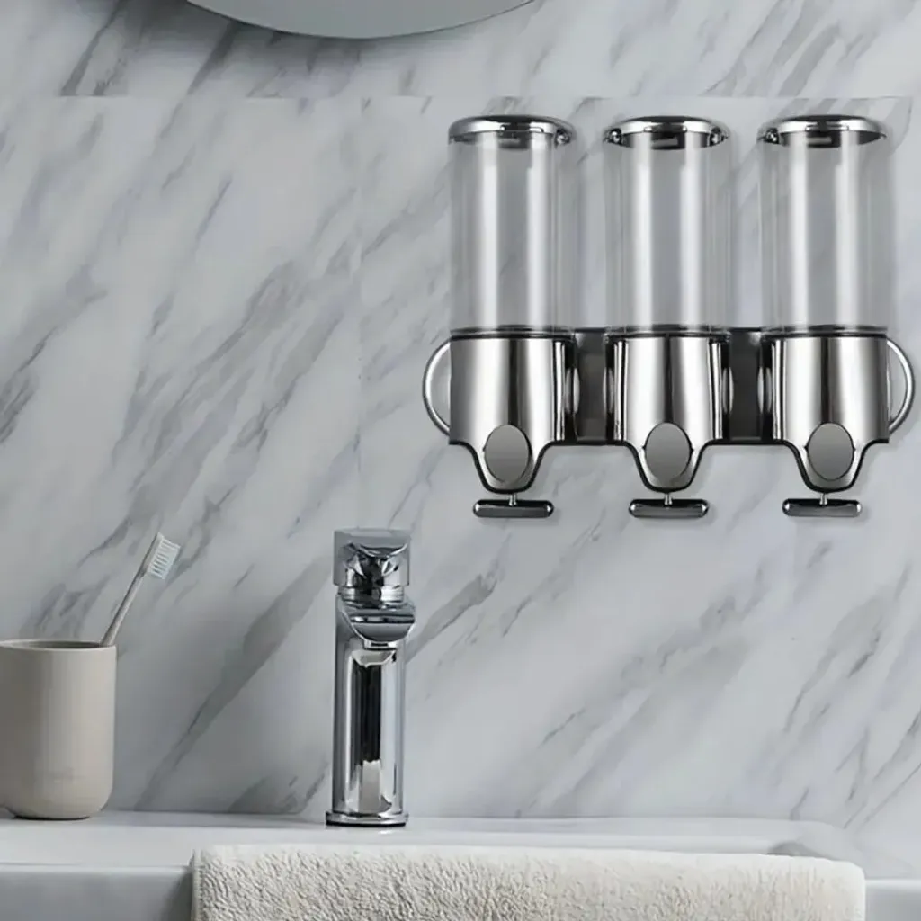 [2c8f80] DISPENSADOR JABON BAÑO X3 SOAP DISPENSER