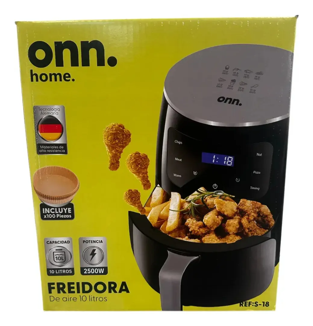 [a52415] FREIDORA DE AIRE ONN CAJA VERDE 10L