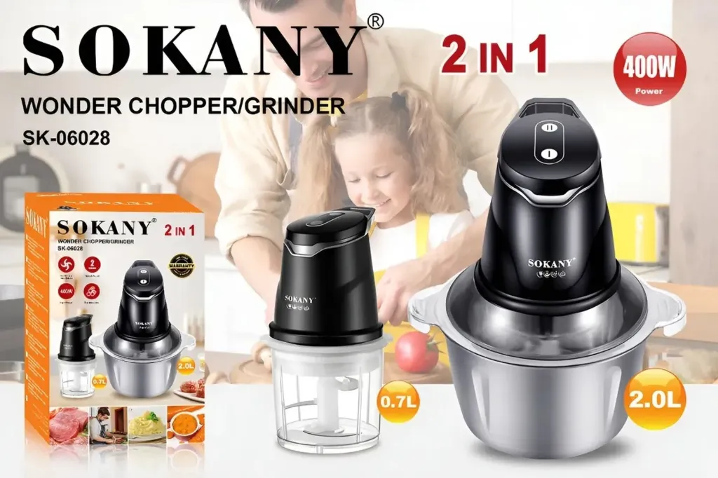 [04b620] PICADOR ELECTRICO SOKANY 2 EN 1 2L