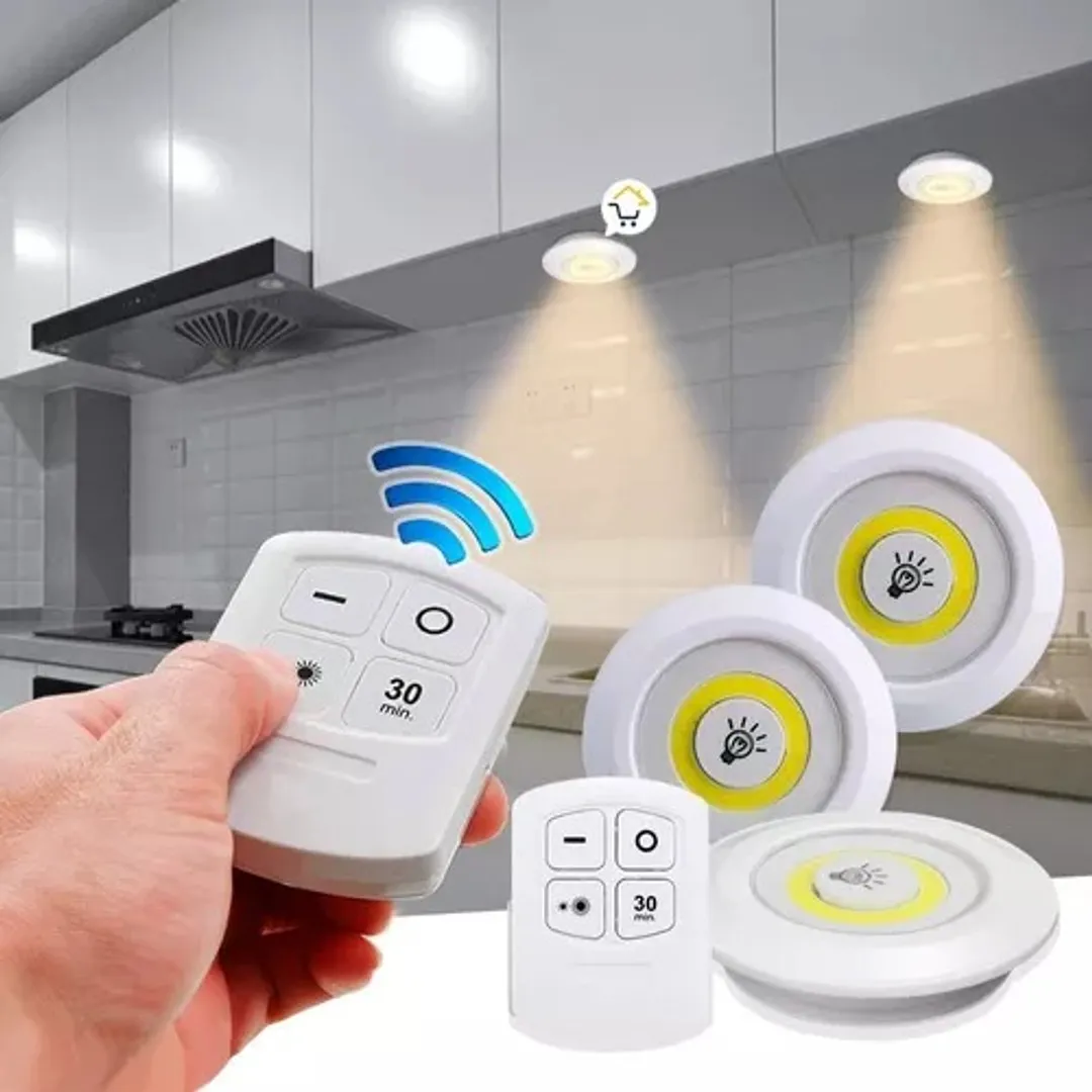 [eee5eb] SET LUCES LED INALAMBRICAS X3 CONTROL - LED LIGHT WITH REMOTE CONTROL SET -